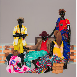 Eddy Kamuanga Ilunga, Contrecarrer 1897, 2021. Edition of 25.