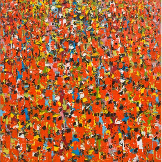 Ablade Glover, Red People, 2023 AG170