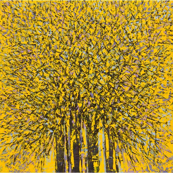 Ablade Glover, Yellow Forest, 2024 AG171