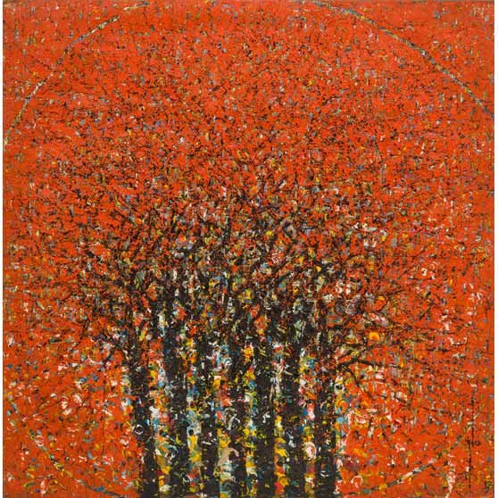 Ablade Glover, Red Forest, 2018 AG178