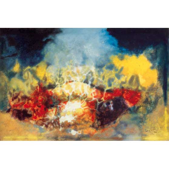 Aubrey Williams, Hymn to the Sun IV (Olmec-Maya and Now), 1984 AW74