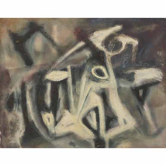 Aubrey Williams, Quiet Place, 1960 AWE259