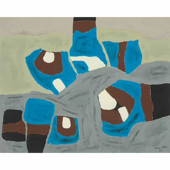 Aubrey Williams, Bonampak III (Maya series), 1968 AWE390