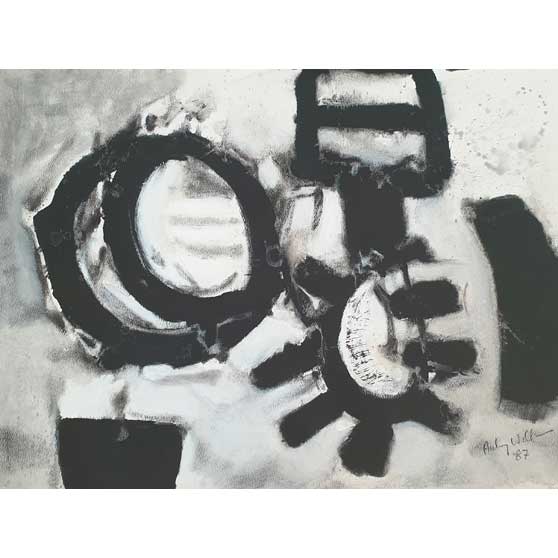 Aubrey Williams, Arawak Totem I, 1987 AW_OG001