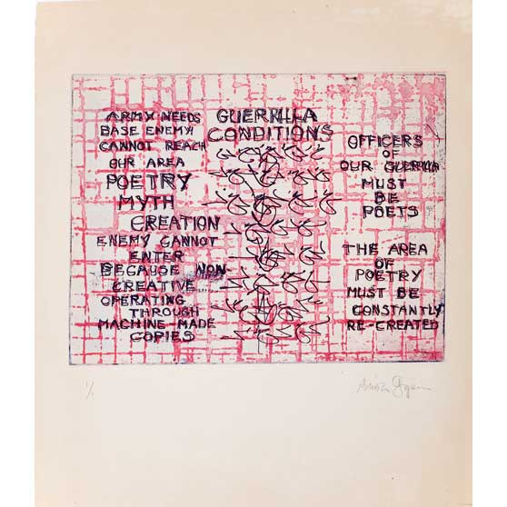 Brion Gysin, Guerilla Conditions BG22