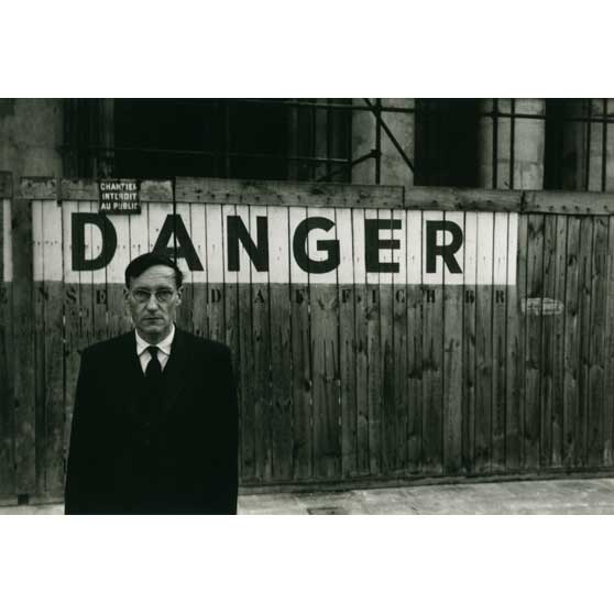Brion Gysin, 'Danger Series' - Portrait of William S. Burroughs in front of the Théâtre Odeon (Naked Lunch Launch series, Paris, October 1959), 1959, BGOG05A