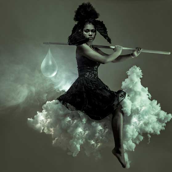 Benji Reid, Moon on a Cloud, 2019, BR014