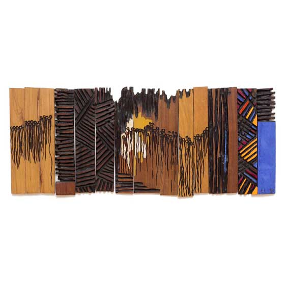 El Anatsui, Solemn Crowd at Dawn, 1989 EA001