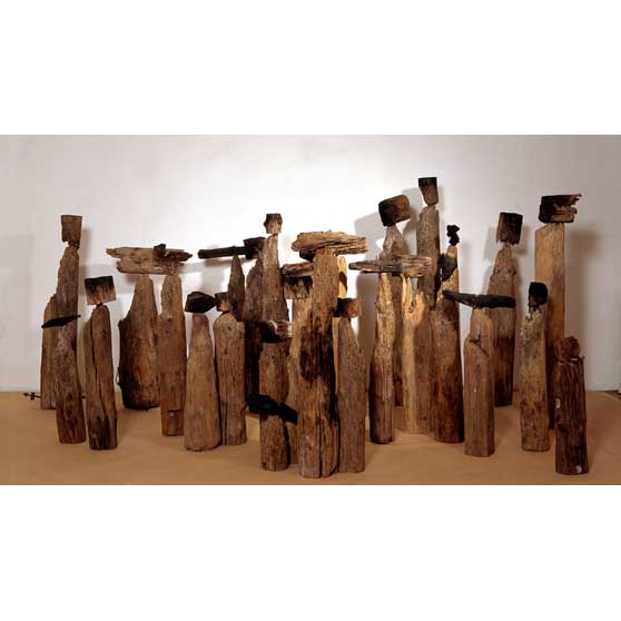 El Anatsui, Akua's Surviving Children, 1996, EA034