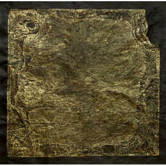 El Anatsui, Untitled (Gold and Black), 2019, EA100