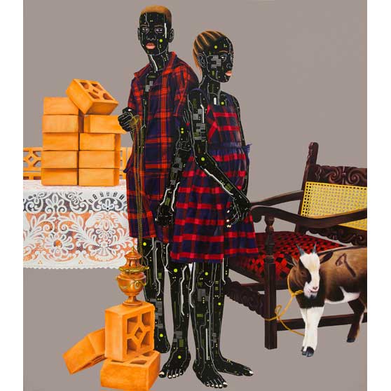 Eddy Kamuanga Ilunga, Profondeur d'identité (Deeper into Identity), 2021 EI124