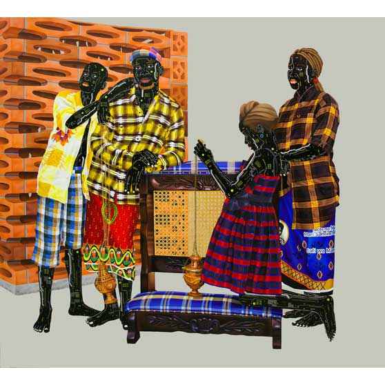 Eddy Kamuanga Ilunga, L'équilibre moral (Moral Balance), 2021 EI126