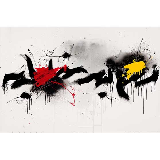 Golnaz Fathi, Bang bang, my baby shot me down..., 2022, GF050