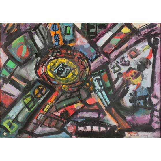 Gerald Wilde, Piccadilly Circus, 1946 GW96