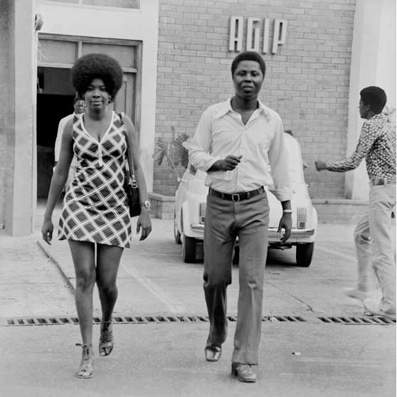 James Barnor, AGIP with Graphic Designer, 1974, JaB021