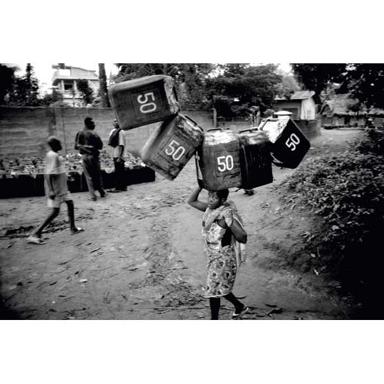 Romuald Hazoumè, Croissant de lune, from the series 'Kpayoland', 2004, RH151