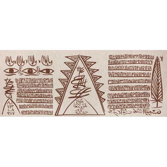 Rachid Koraïchi, The Angel with the Broken Feather, 2003, RK04(ix)