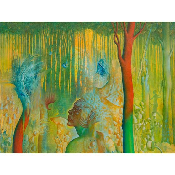 Rafael Trelles, El señor de los hongos (Lord of the Mushrooms), 2020 RT18