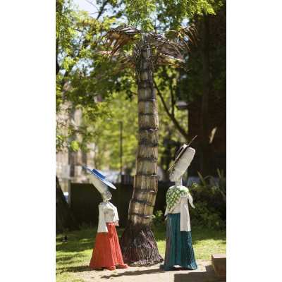 Sokari Douglas Camp, Copper Palm Tree, 1991, SDC097
