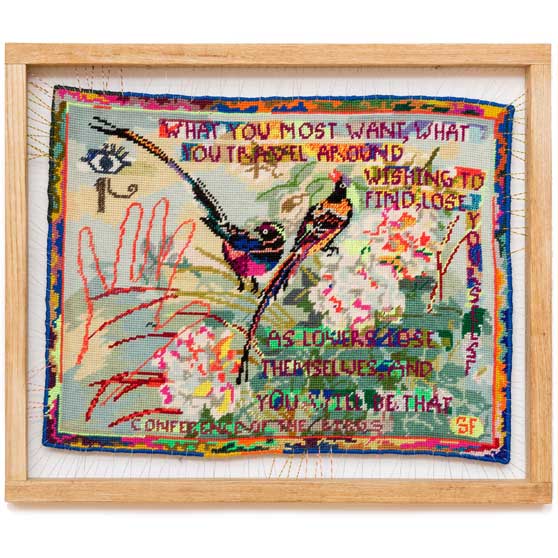 Sylvie Franquet, Persian Love Birds, 2014, SF006