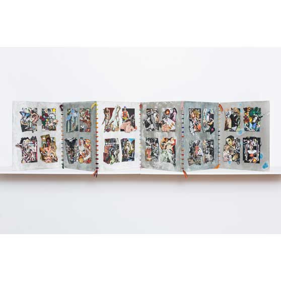 Sylvie Franquet, Fold-Out Book Tyger, William Blake, 2016, SF043