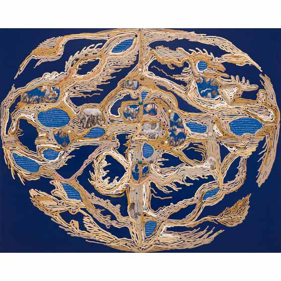 Theresa Weber, Archipelago Network, 2024, TWB004