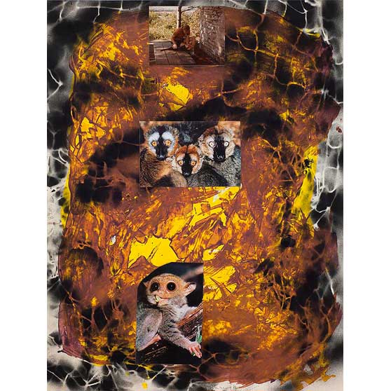 William S. Burroughs, The Prison Scribe, c. 1990, WSB090