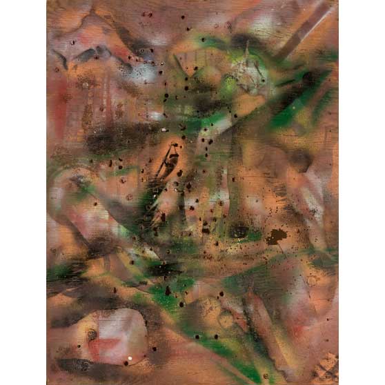 William S. Burroughs, Entrance/Exit, c. 1988 WSB114
