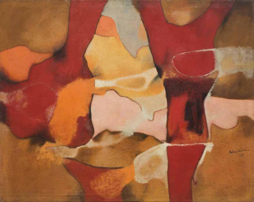 Aubrey Williams, Towakaima I, 1965. Oil on canvas, 122 x 153 cm. © Estate of Aubrey Williams.