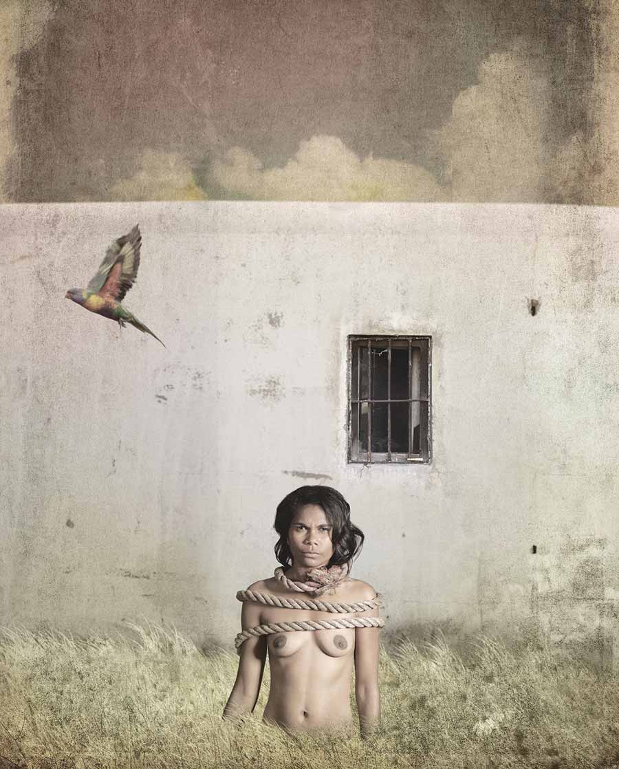 Michael Cook, Broken Dreams #9, 2010. Inkjet print (Epson UltraChrome K3 inks on Hahnemühle Photo Rag Bright White 310 gsm paper), 125 x 100 cm. 