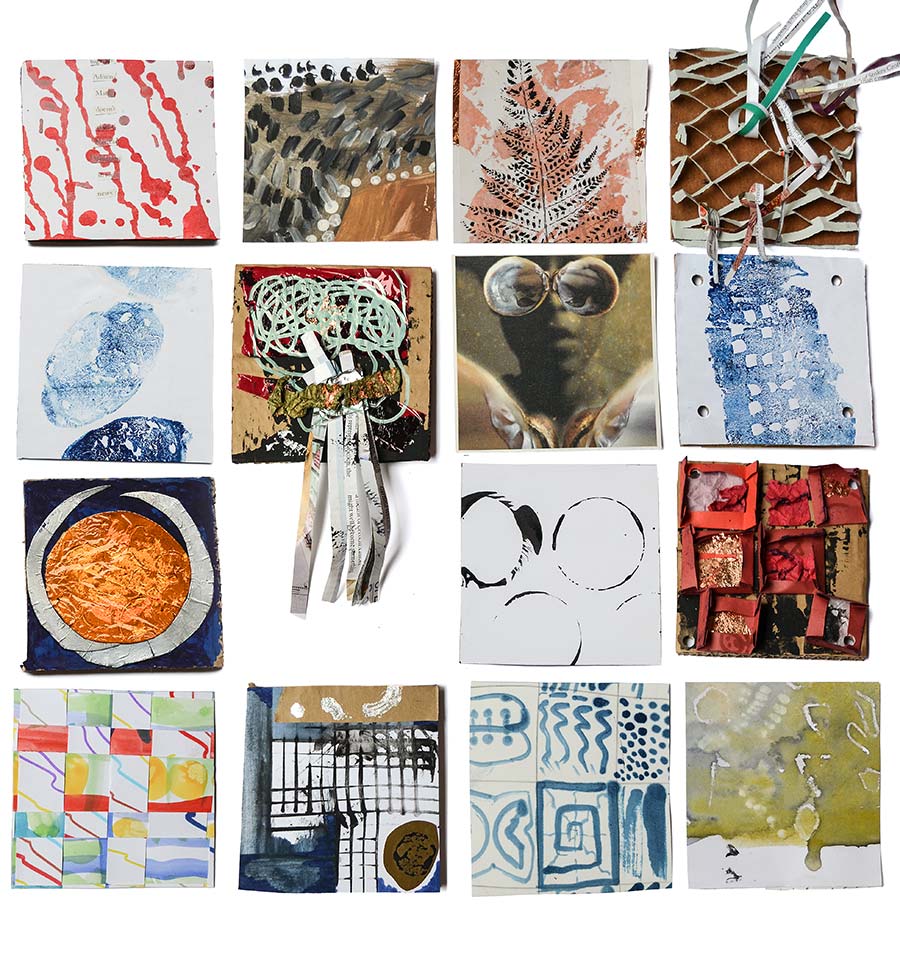 Works from the 10x10 project. 