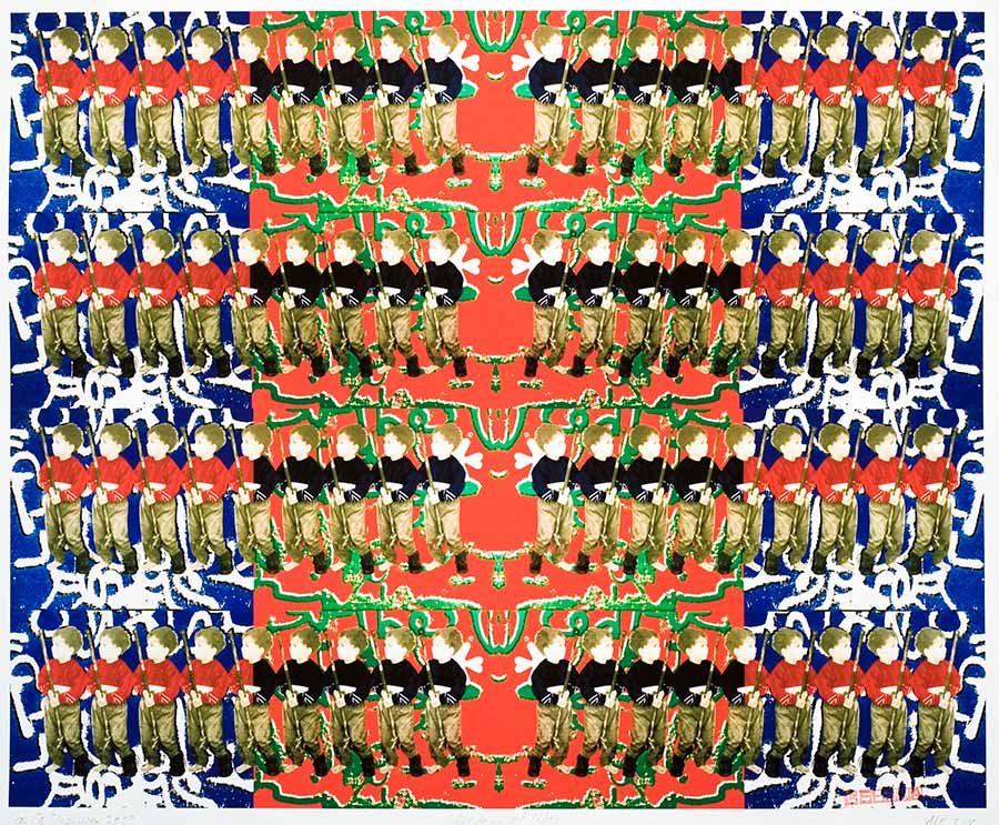 Laila Shawa, Children of War, 1999. Giclee print on paper, 54 x 64 cm. 