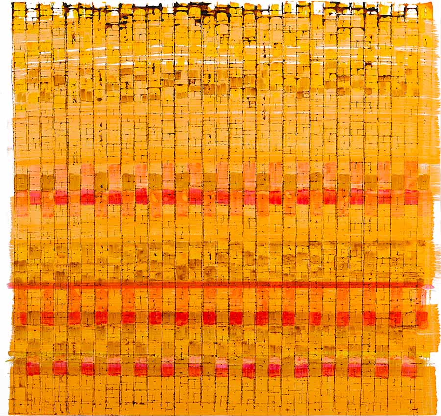 Brion Gysin, Untitled. Ink on paper, 108 x 102 cm. 