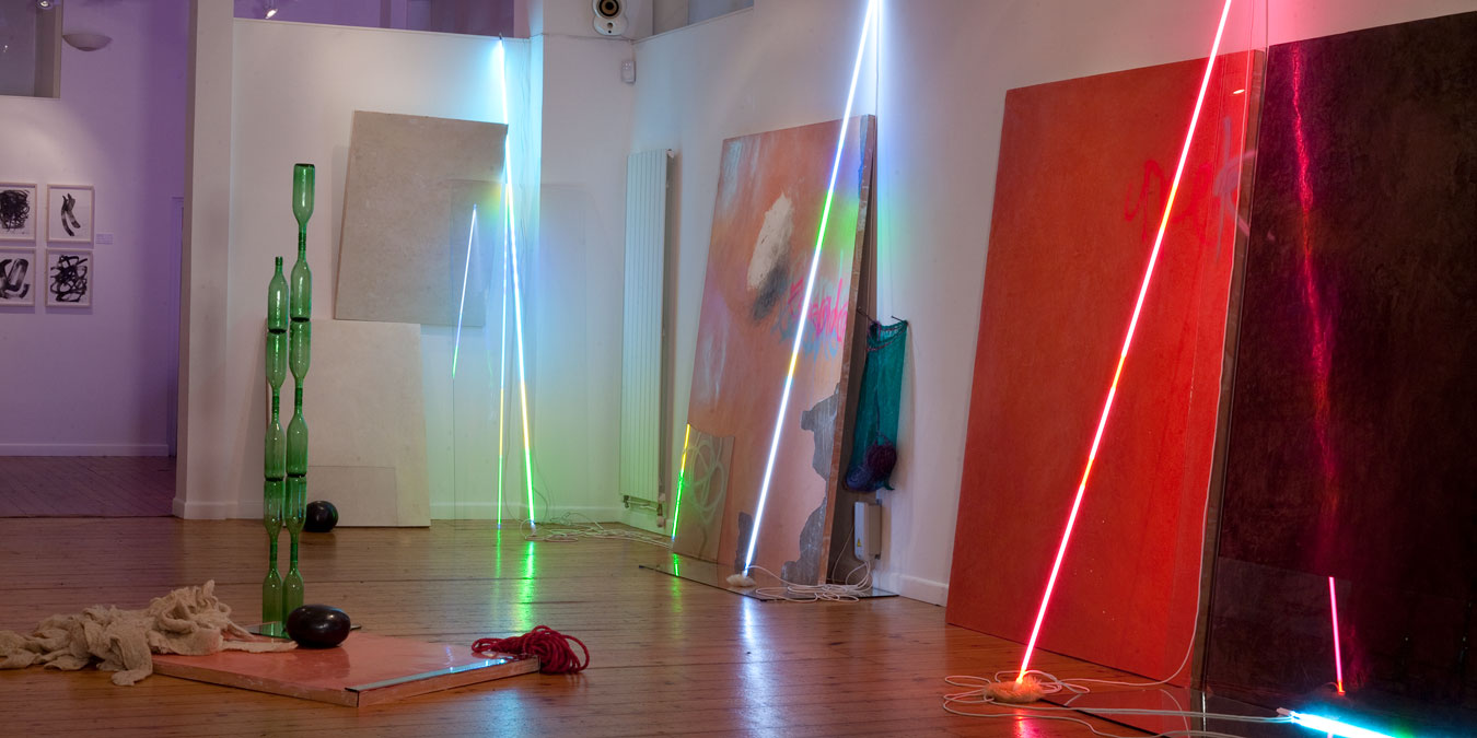 Installation of KNOTS at October Gallery, 2011.