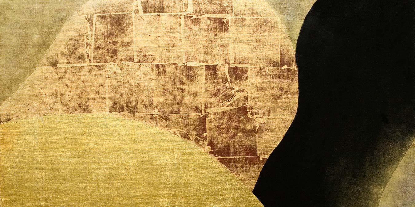 Kenji Yoshida, La Vie (detail), 2004. Oil and metals on canvas, 73 x 92 cm.