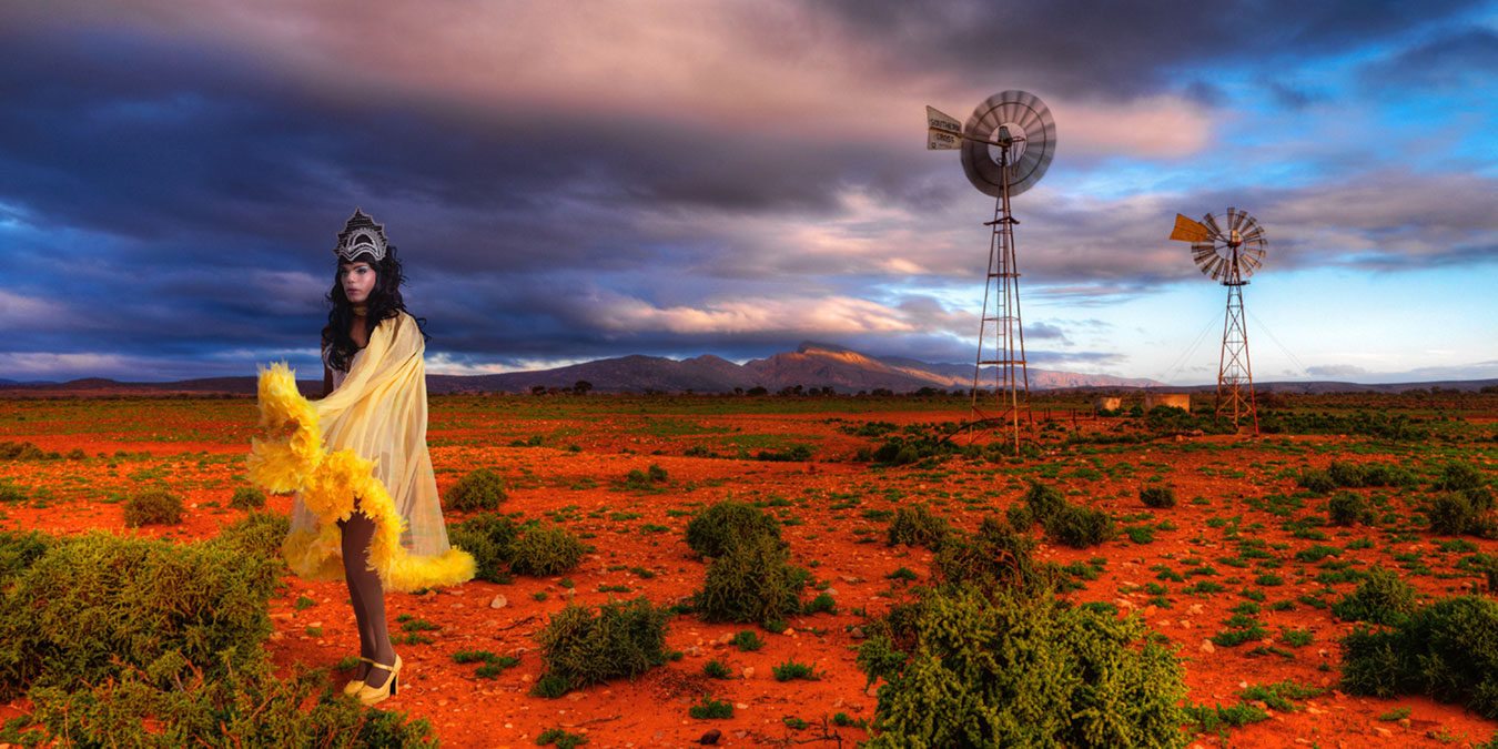 Michael Cook, Australian Landscape #7 (detail), 2010 Inkjet print, 60 x 150 cm, Edition of 8.