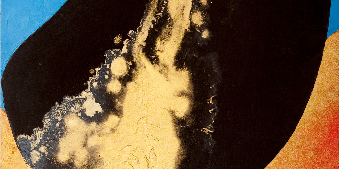 Kenji Yoshida, La Vie (detail),1998. Oils and metals on canvas, 46 x 38 cm.