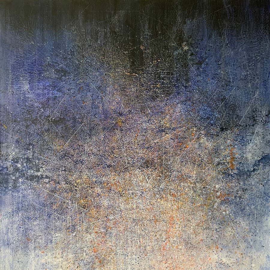 Govinda Sah 'Azad', On Cloud Nine (detail), 2019. Oil and acrylic on canvas, 160 x 120 cm
