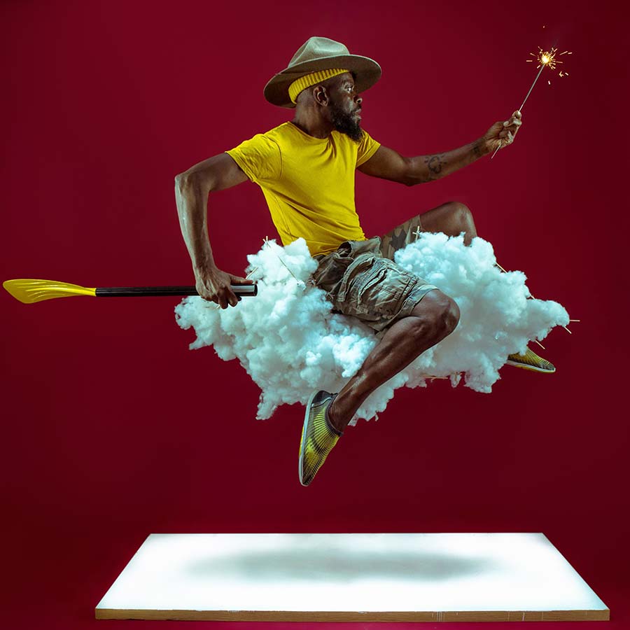 Benji Reid, Going Home (detail), 2019. Giclée Print, 80 x 80 cm. Ed. of 6.