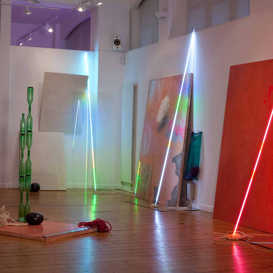 Installation of KNOTS at October Gallery, 2011.