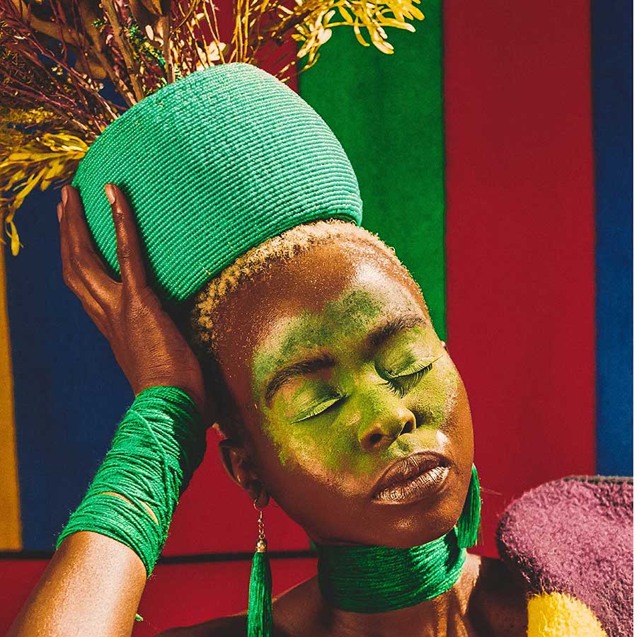 Zana Masombuka, Proudly South African: Exploration of Identity 6 (detail), 2018.Edition of 10, Giclée print on Hahnemühle FineArt Baryta 325 gsm paper, 60 x 40 cm.