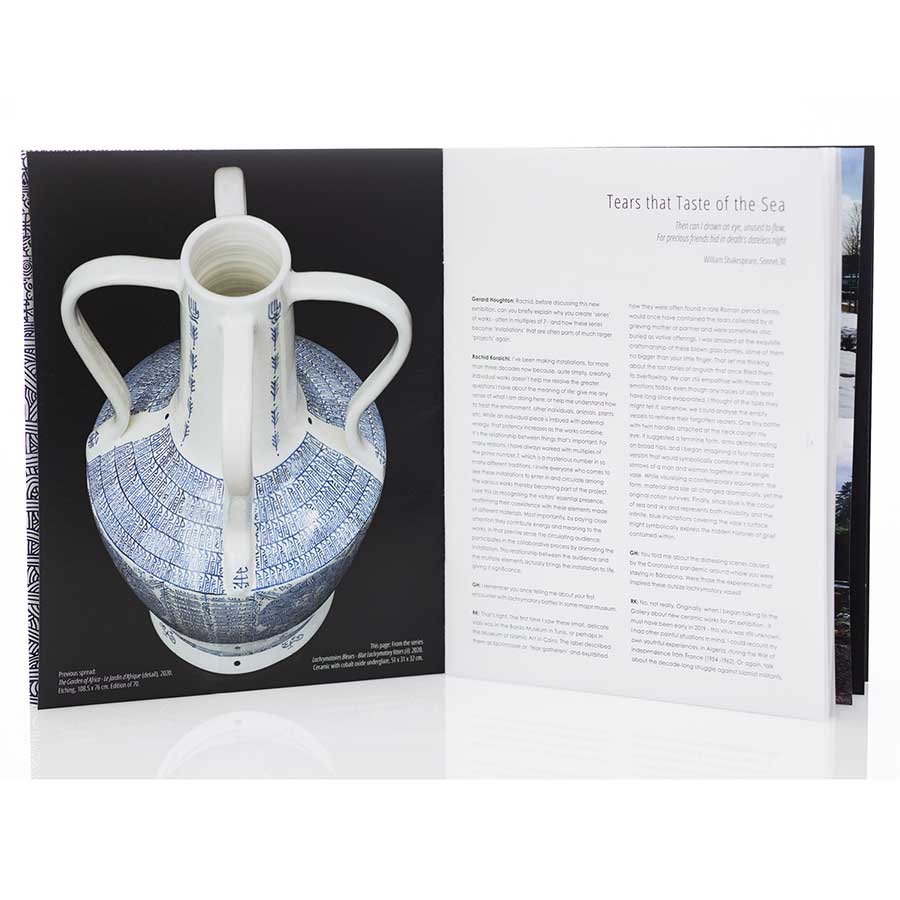 Rachid Koraïchi: Tears that Taste of the Sea The new catalogue available from our store, £10 +P&P