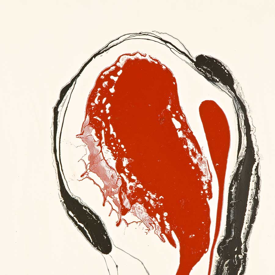 Samantha Hobson, Secret place (detail), 2008. Acrylic on canvas.