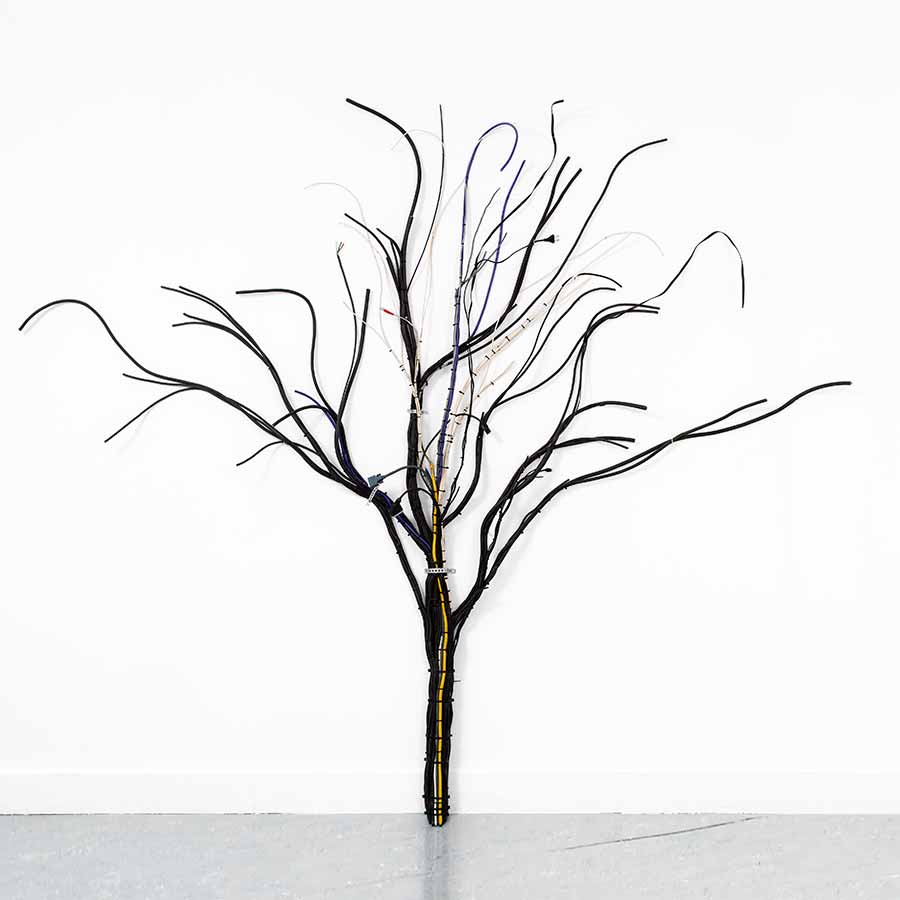 Remy Jungerman, Small Comm-Tree, 2008. Mixed media installation, 260 x 210 cm, edition of 6.