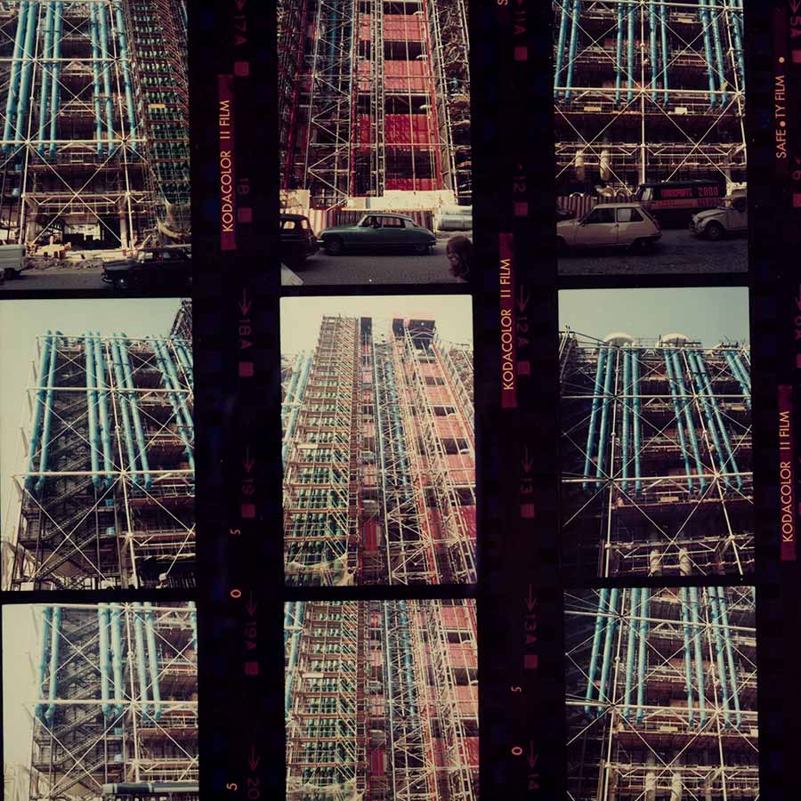 Brion Gysin, Centre Pompidou, Photograph, 60 x 60 cm.