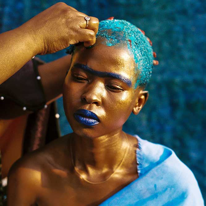 Zana Masombuka, 2009: Namba S'khanbe III (detail), 2019.Giclée print on Hahnemühle FineArt Baryta 325 gsm paper, 84 x 56 cm.