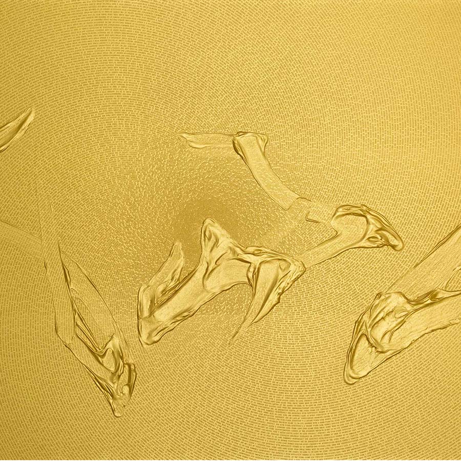 Tian Wei, Gaze, 2017. Iridescent acrylic on canvas, 93 x 150 cm.