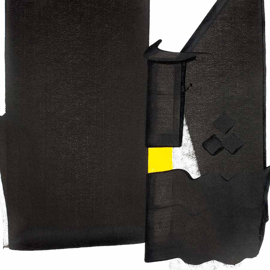 Hassan Massoudy, Instead of damning the darkness, it is better to light a little lantern. Chinese proverb, 2007. Water-based pigments on paper, 75 x 55 cm.