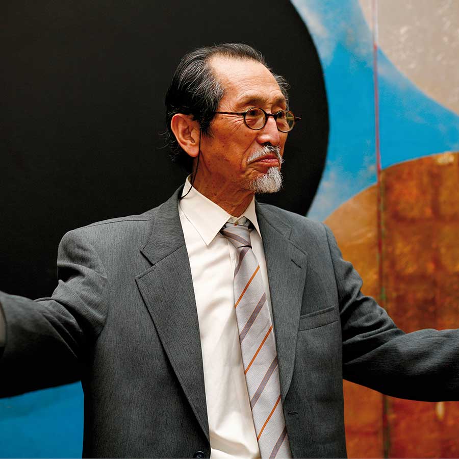 Kenji Yoshida at October Gallery, 2007.Photo: Jonathan Greet